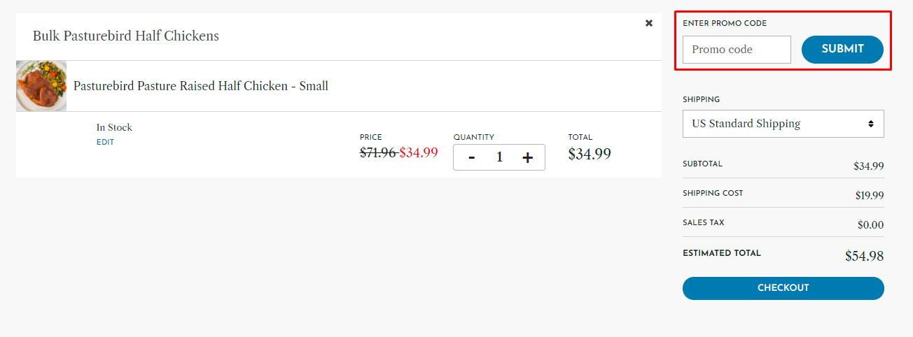 How do I use my Perdue Farms promo code?