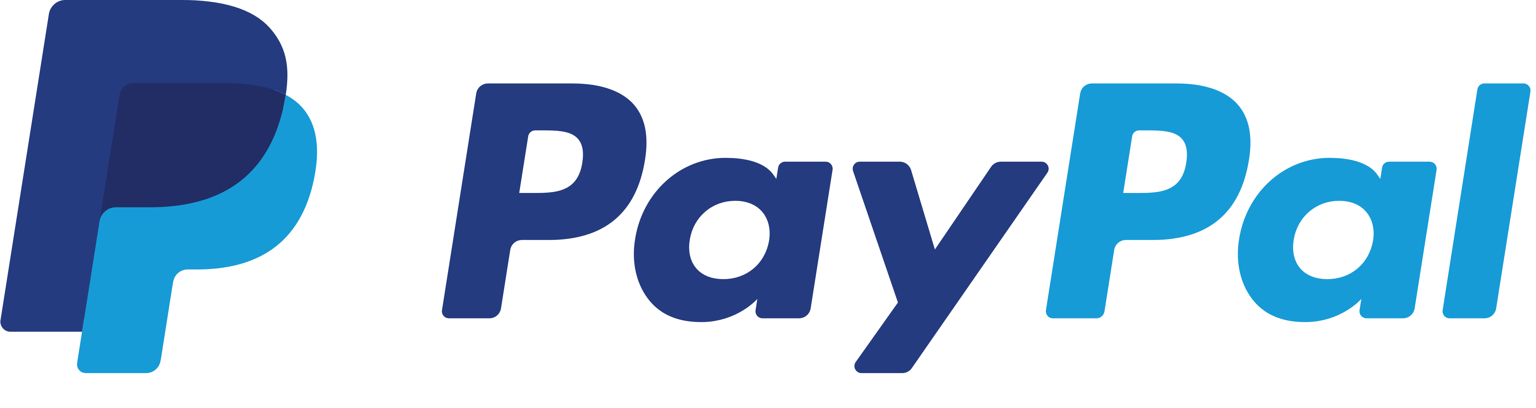 The buy now, pay later payment option PayPal logo written in bold prints on a white background.