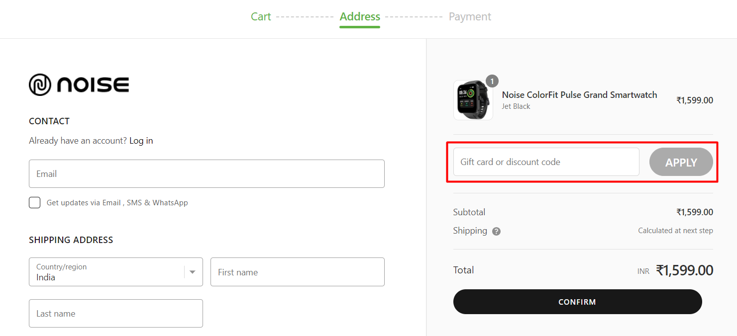 How do I use my Gonoise discount code?