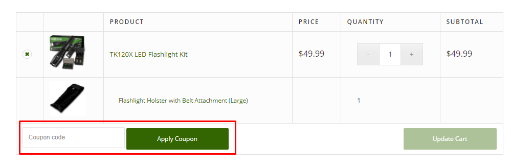 How do I use my EcoGear FX coupon code?