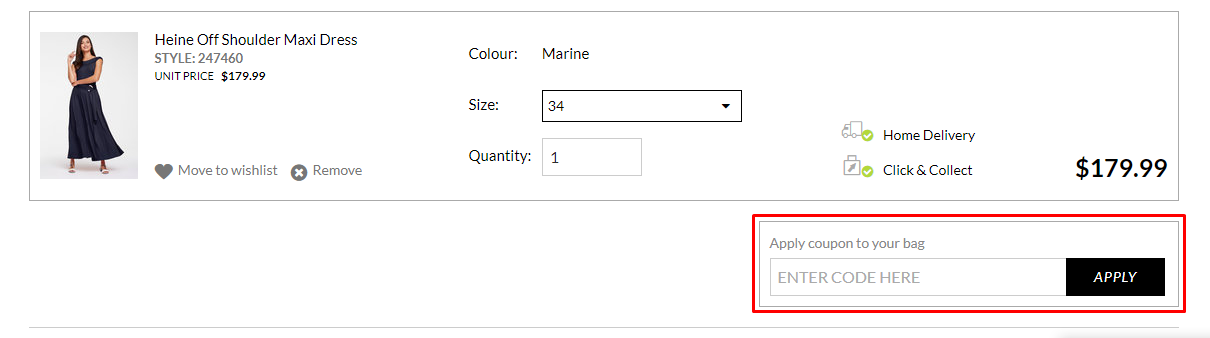 How do I use my Ezibuy coupon code?