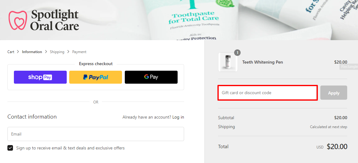 spotlight discount ca