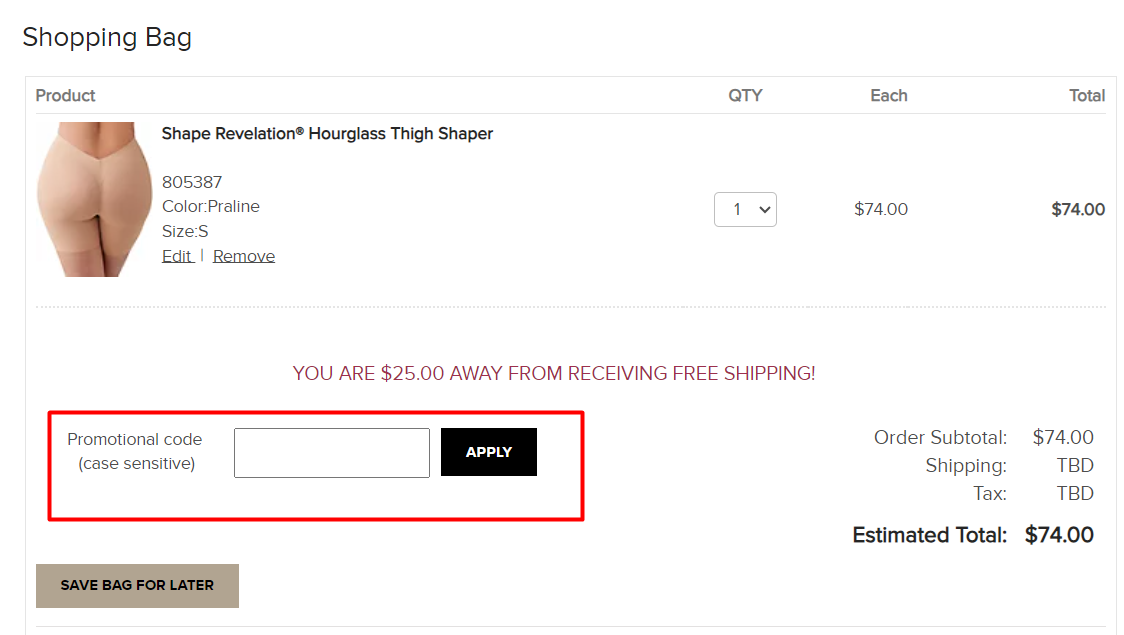 How do I use my b.tempt'd promotional code?