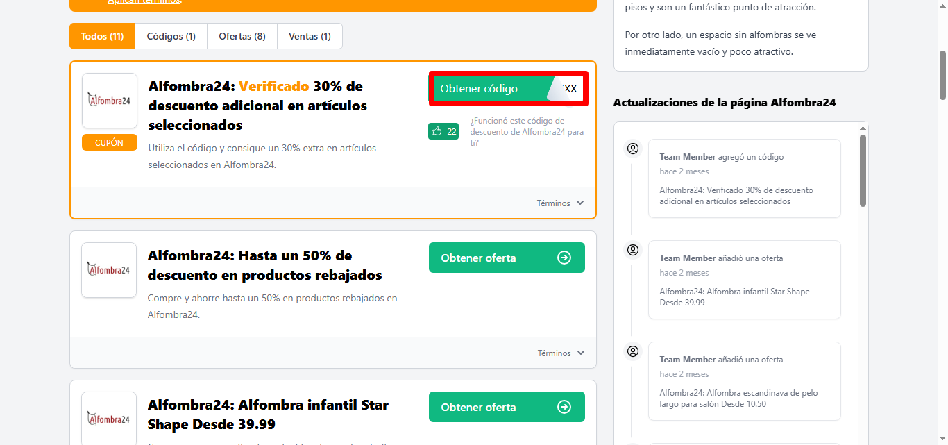 código de la marca
