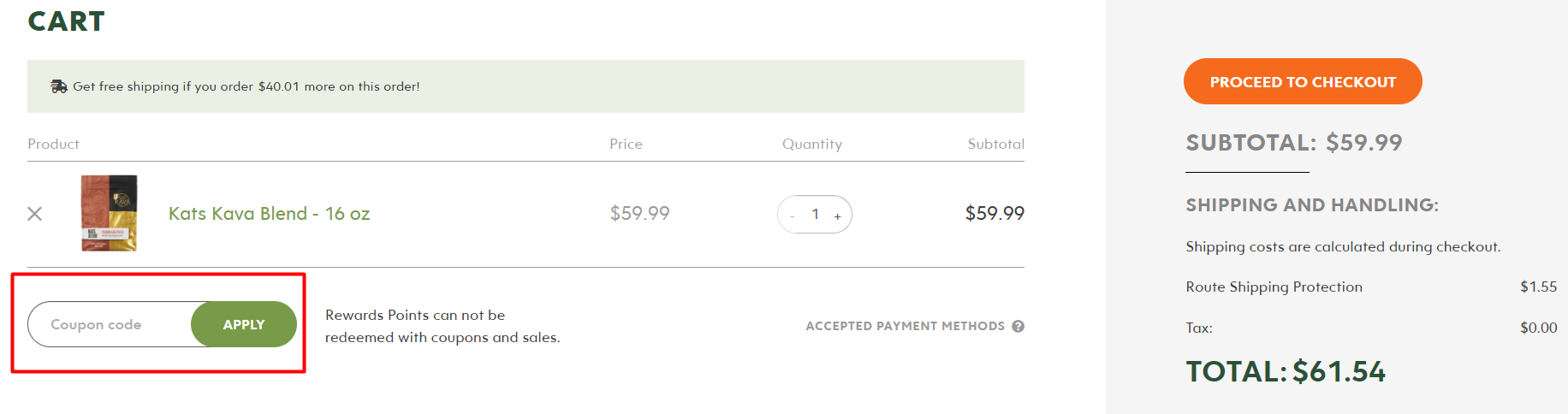 How do I use my Kats Botanicals coupon code?