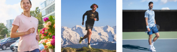 ASICS clothing, tennis shoes, and trail running gear