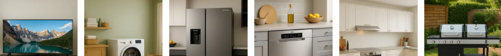 Beyond Television categories where you can shop for numerous appliances