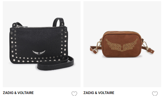 iamgen de las ofertas de esdemarca en bolsos en su página web