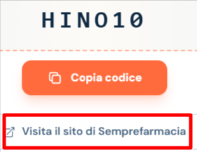collegamento diretto al sito ufficiale Semprefarmacia dove poter utilizzare sconti Semprefarmacia