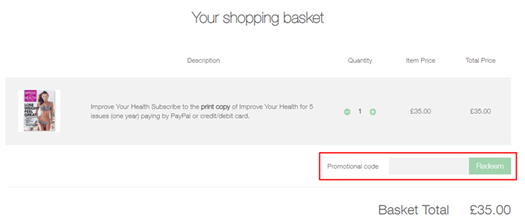 image showing the Kelsey Media checkout page