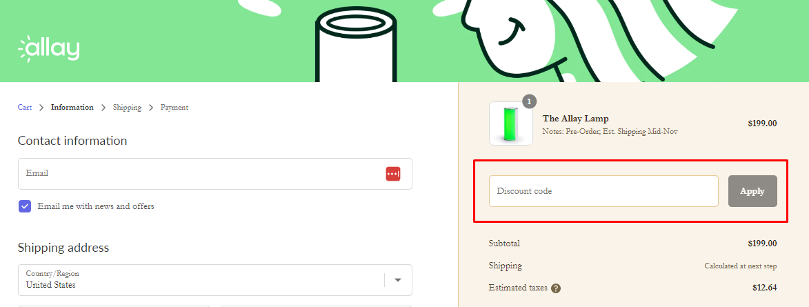 How do I use my Allay discount code?