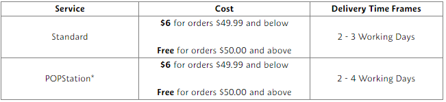 Sephora shipping