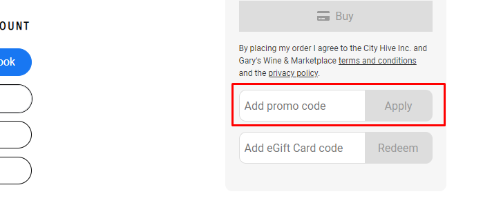 How do I use my Gary’s Wine promo code?