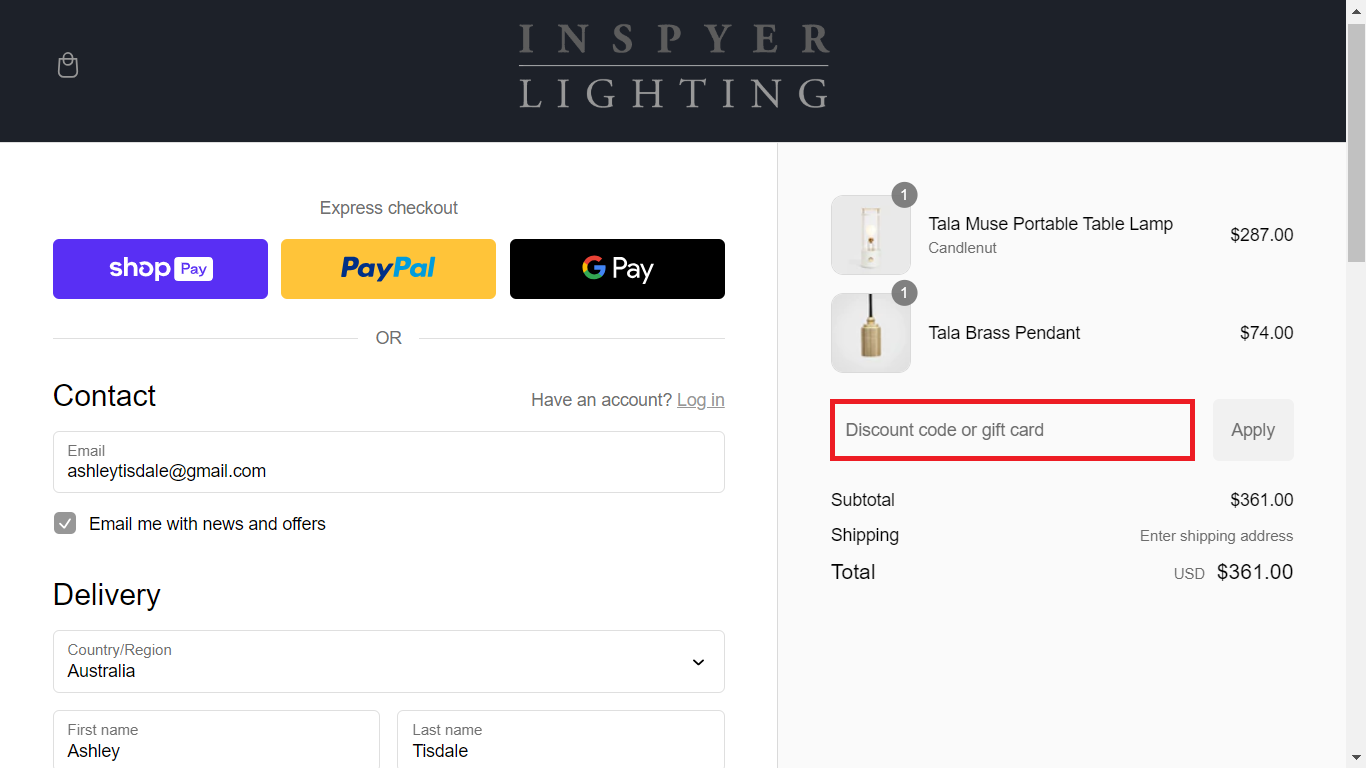 Inspyer Lighting Coupon Codes for February 2024