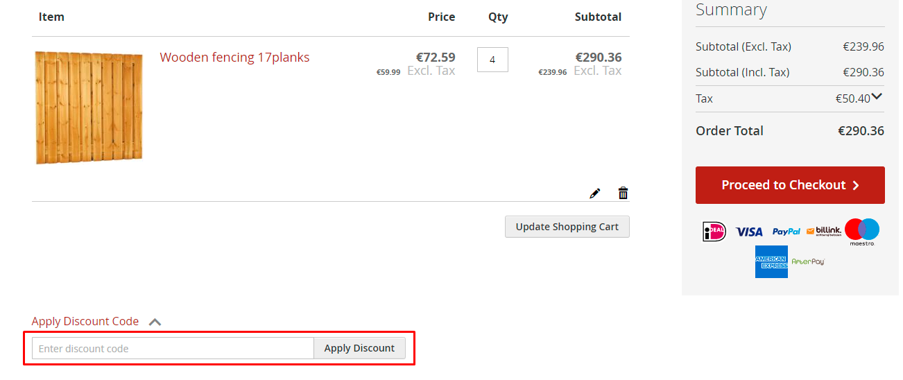 How do I use my Intergard discount code?