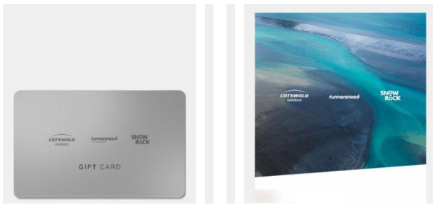 Cotswold Outdoor gift card to send the loved once