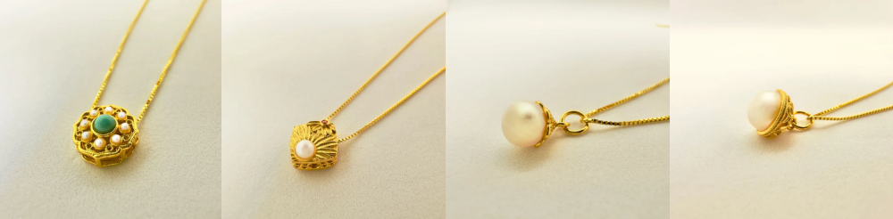 gold vermeil jewellery from Angel Barocco