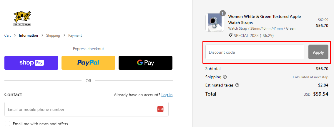 How do I use my Campus Sutra discount code?
