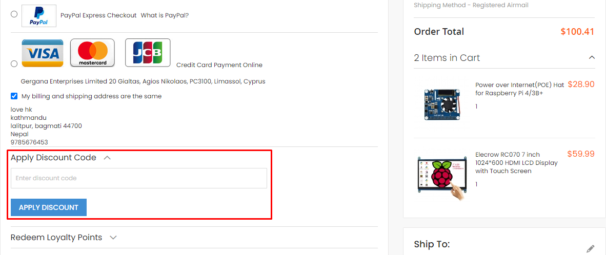 How do I use my Elecrow discount code?