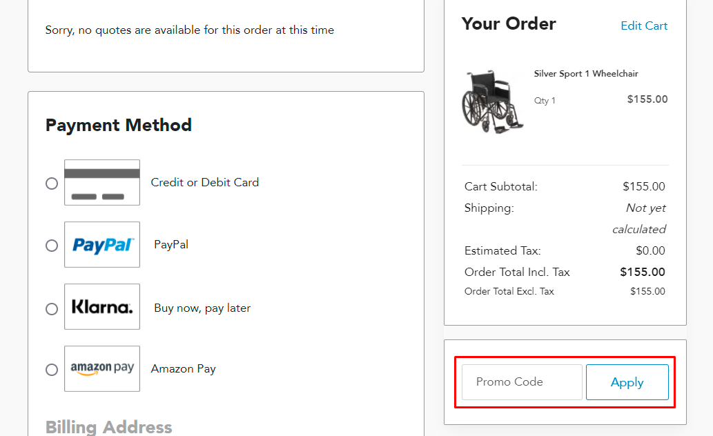 How do I use my Med Mart promo code?