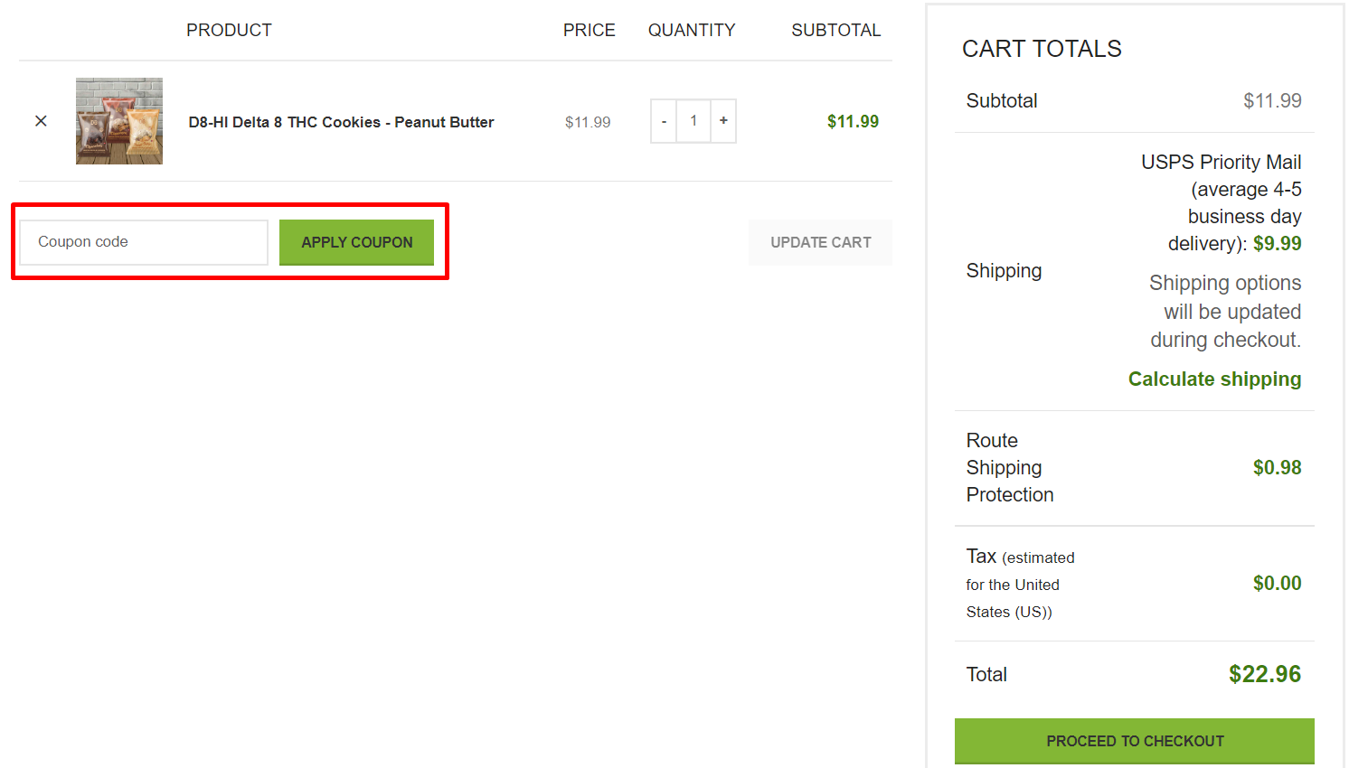 How do I use my Great CBD Shop coupon code?