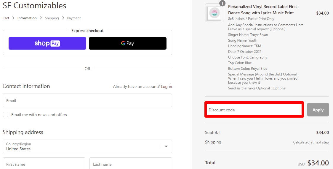 How Do I Use My SF Customizables Promo Code?