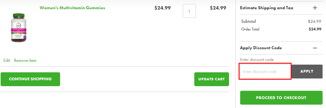 How do I use my Rainbow Light coupon code?