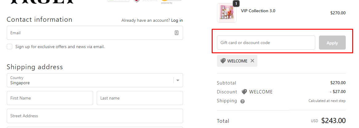 How do I use my Truly Beauty discount code?