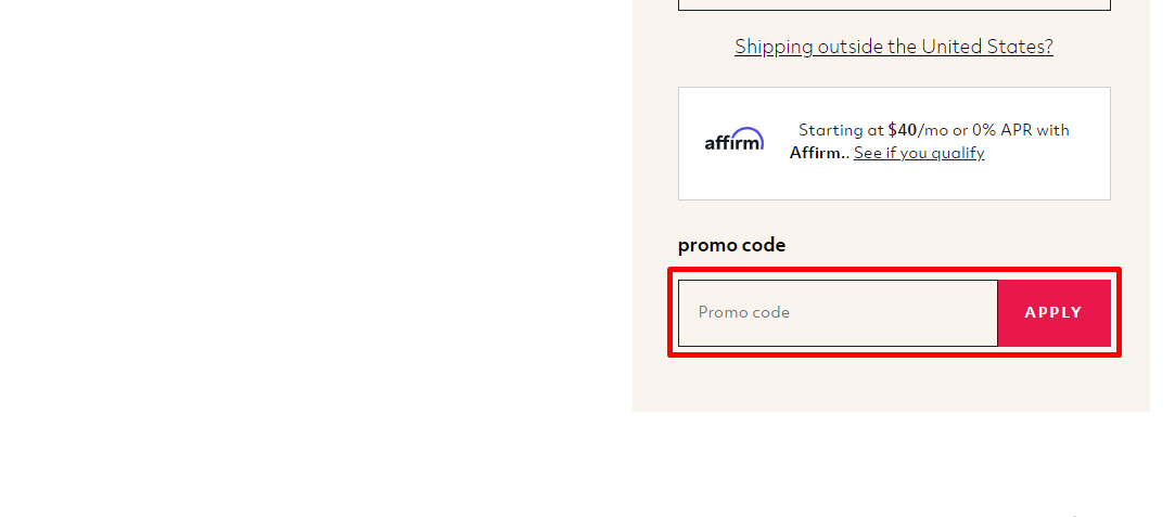 How do I use my promo code?