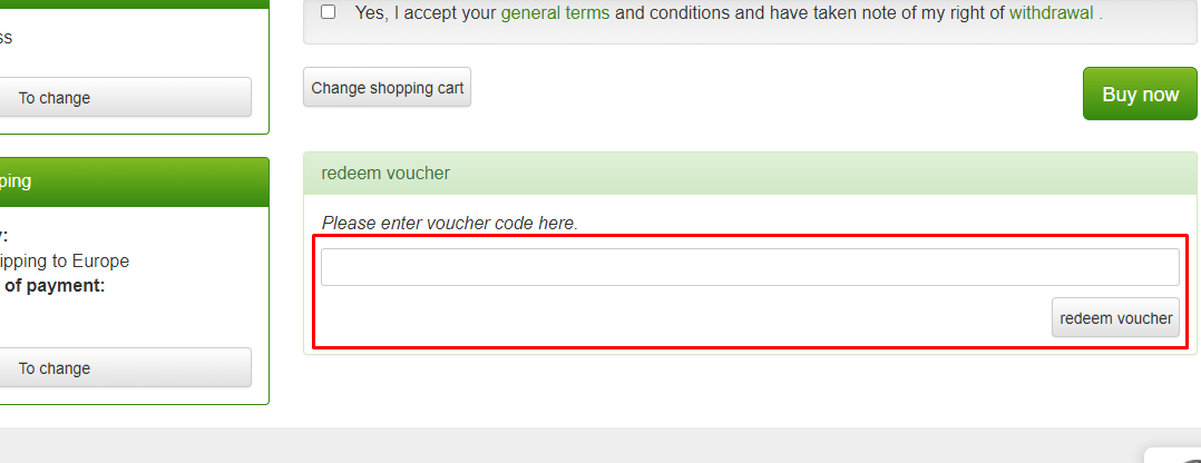 How do I use my Schecker voucher code
