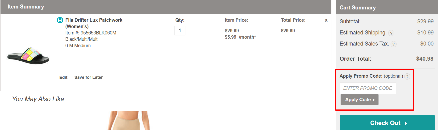 How do I use my Masseys promo code?