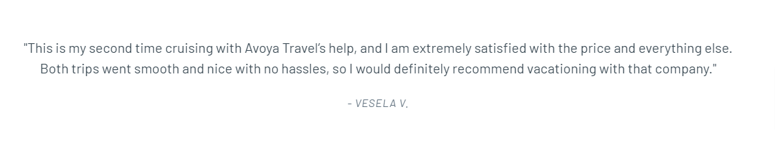 Avoya Travel reviews