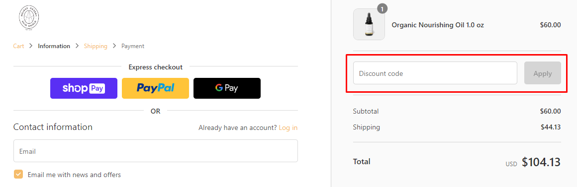 How do I use my Mojave Desert Skin Shield discount code?