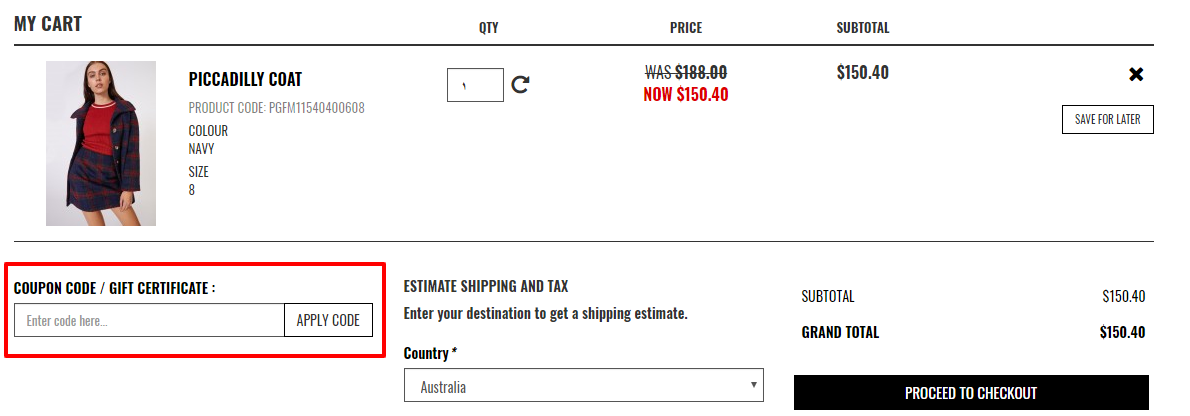 How do I use my Dangerfield discount code?