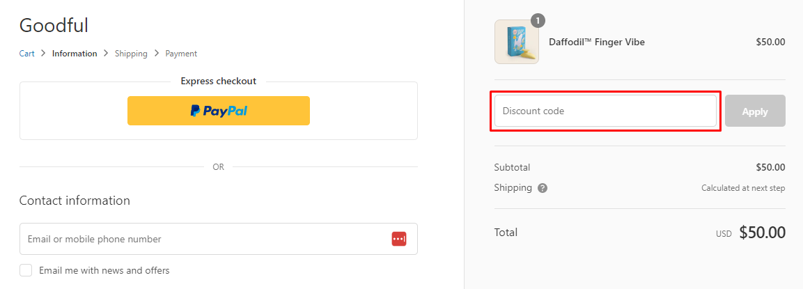 How do I use my Goodful Wellness Discount code?