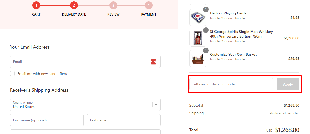 How do I use my BroBasket discount code?