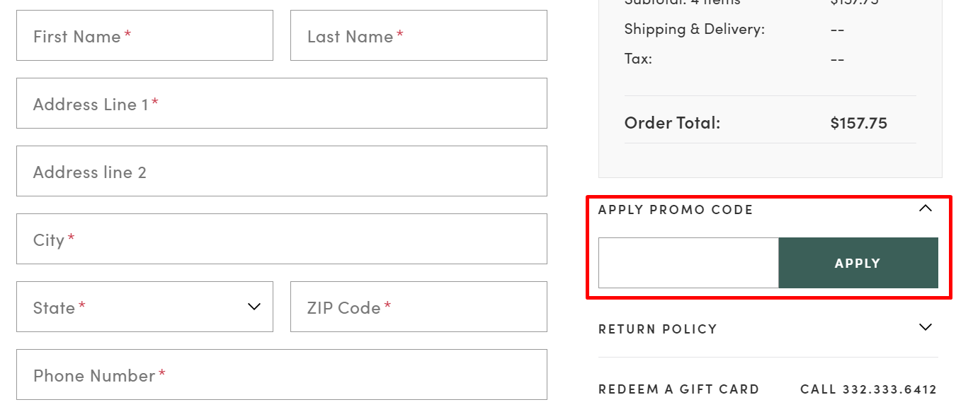 How do I use my One Kings Lane promo code?