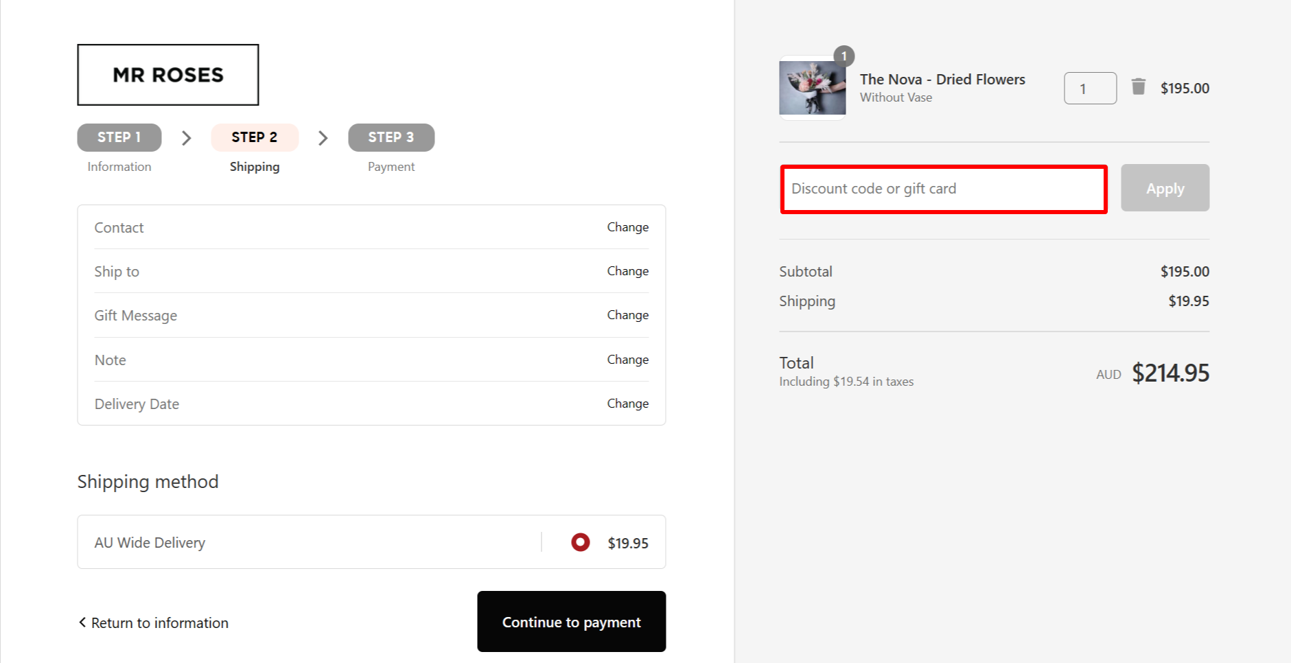 Mr Roses active coupon codes for May 2024