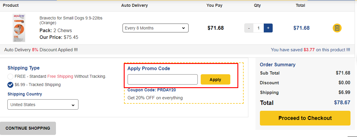 How do I use my BudgetPetWorld promo code?