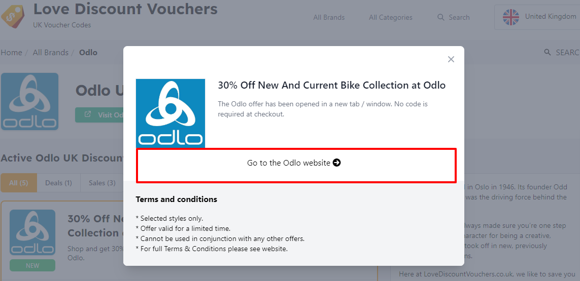 odlo offer