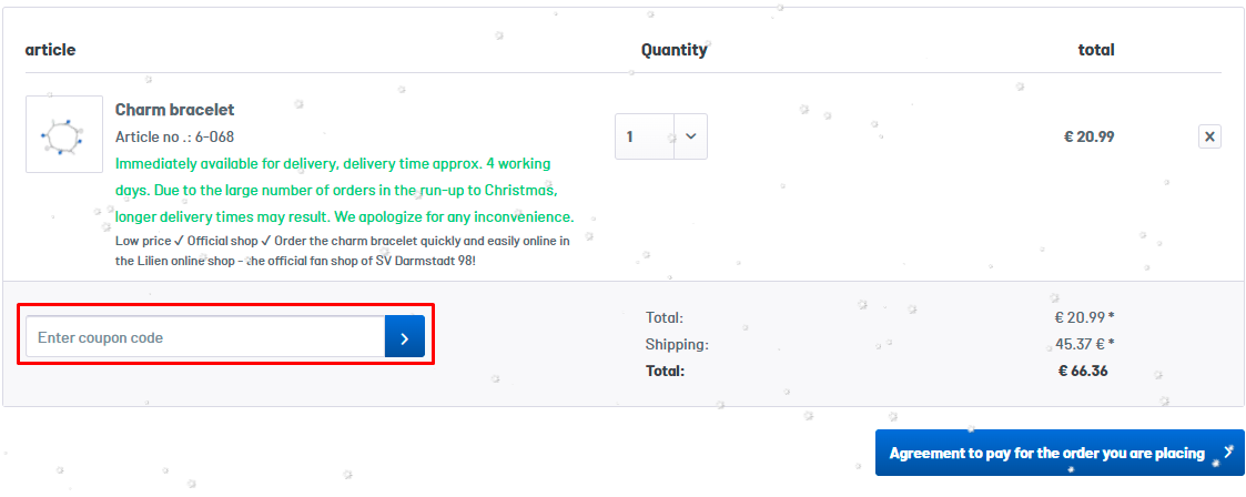 How do I use my SV Darmstadt 1898 coupon code?