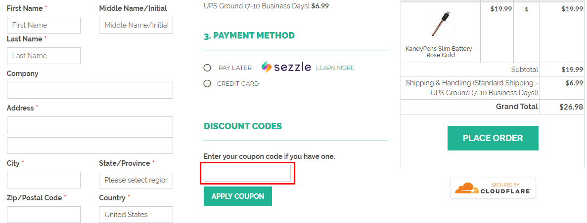 How do I use my Medical Marijuana, Inc coupon code?