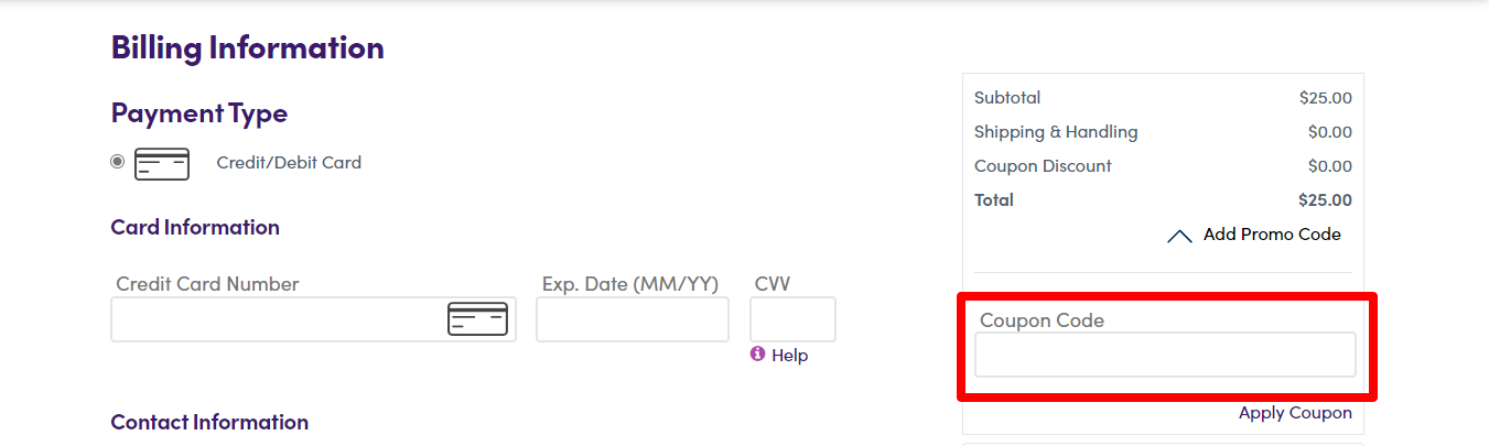 How Do I Use My Coupon Code