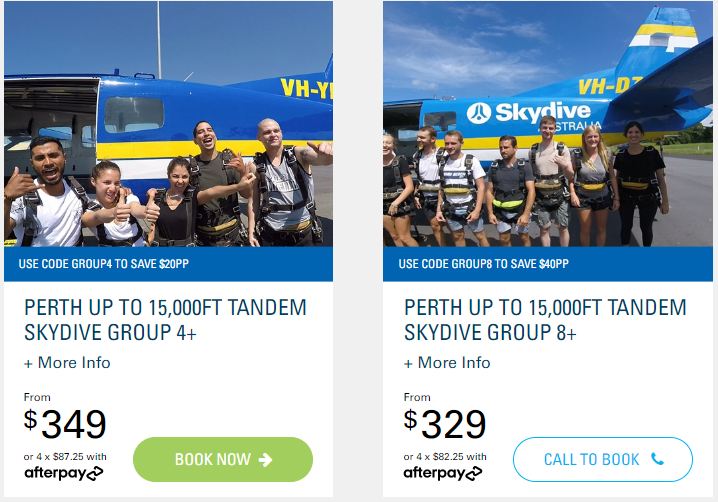 Verified 40 Off Skydive Australia Coupon and Promo Codes