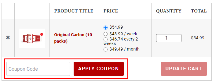 How do I use my KHOOR coupon code
