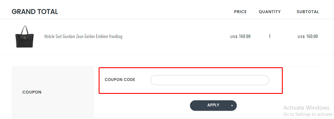 How do I use my Premium Bandai coupon code?