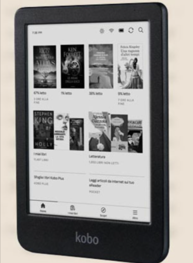 schermo antiriflesso dove poter leggere ebook da comprare in offerta con dei codici sconto MONDADORI STORE