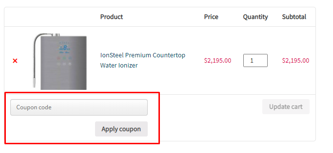 How do I use my Water For Life USA coupon code?