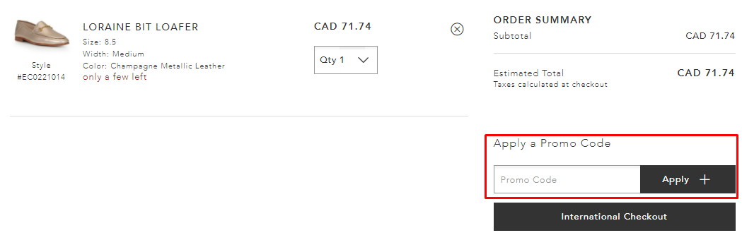 How do I use my Sam Edelman promo code?