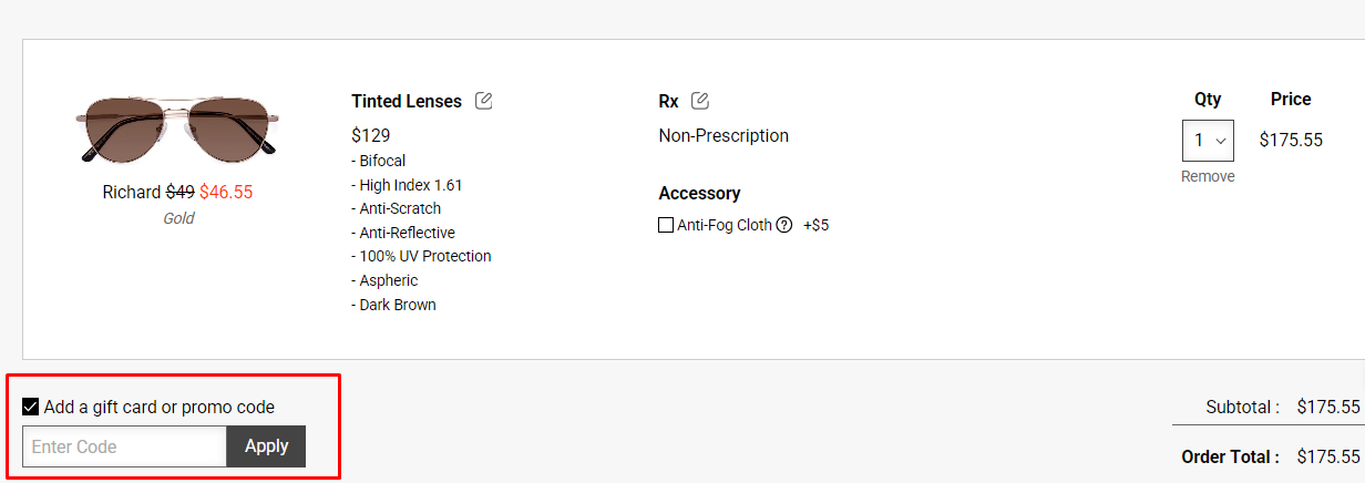 How do I use my Yesglasses coupon code?